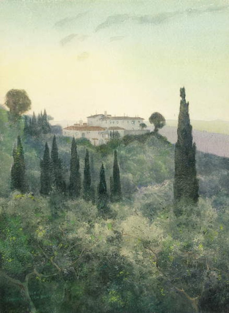 Detail of Villa Bocklin, Fiesole, 1897 by Carl Ernest von Stetten