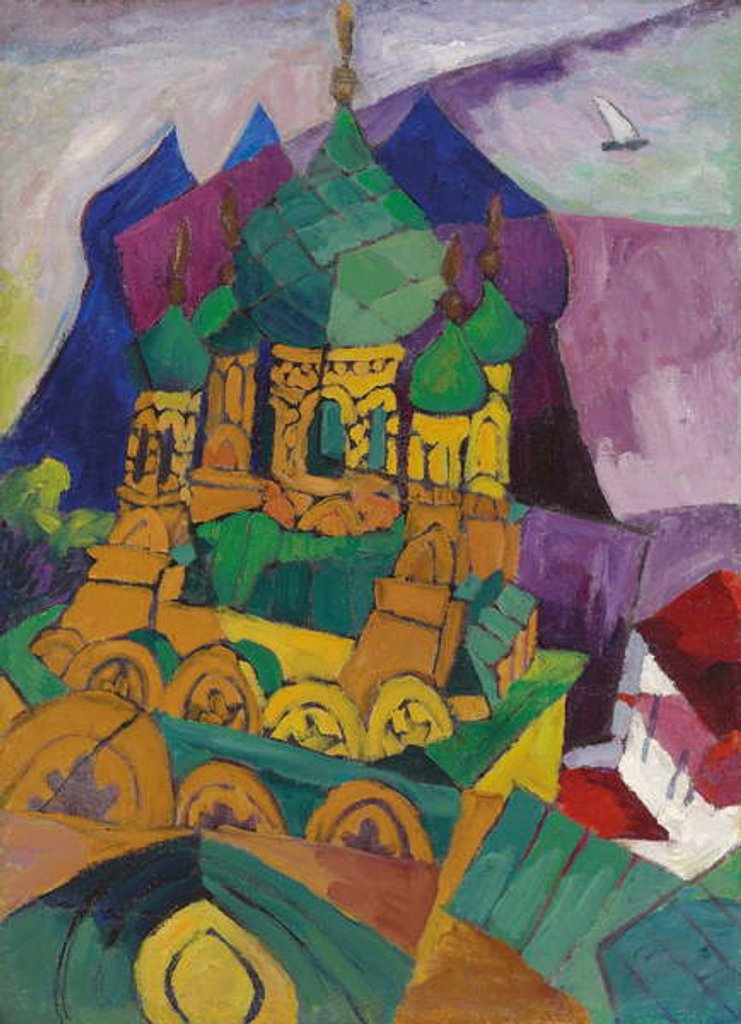 Detail of Church in Alupka, 1916 by Aristarkh Vasilievic Lentulov