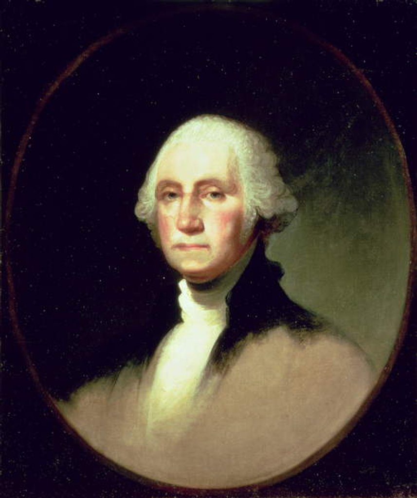 Detail of Portrait of George Washington by Jane Stuart