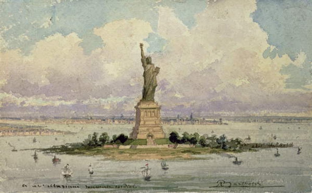 Detail of The Statue of Liberty by Frederic Auguste Bartholdi