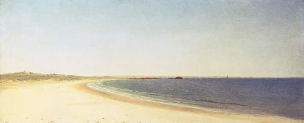 Detail of Near Newport by John Frederick Kensett