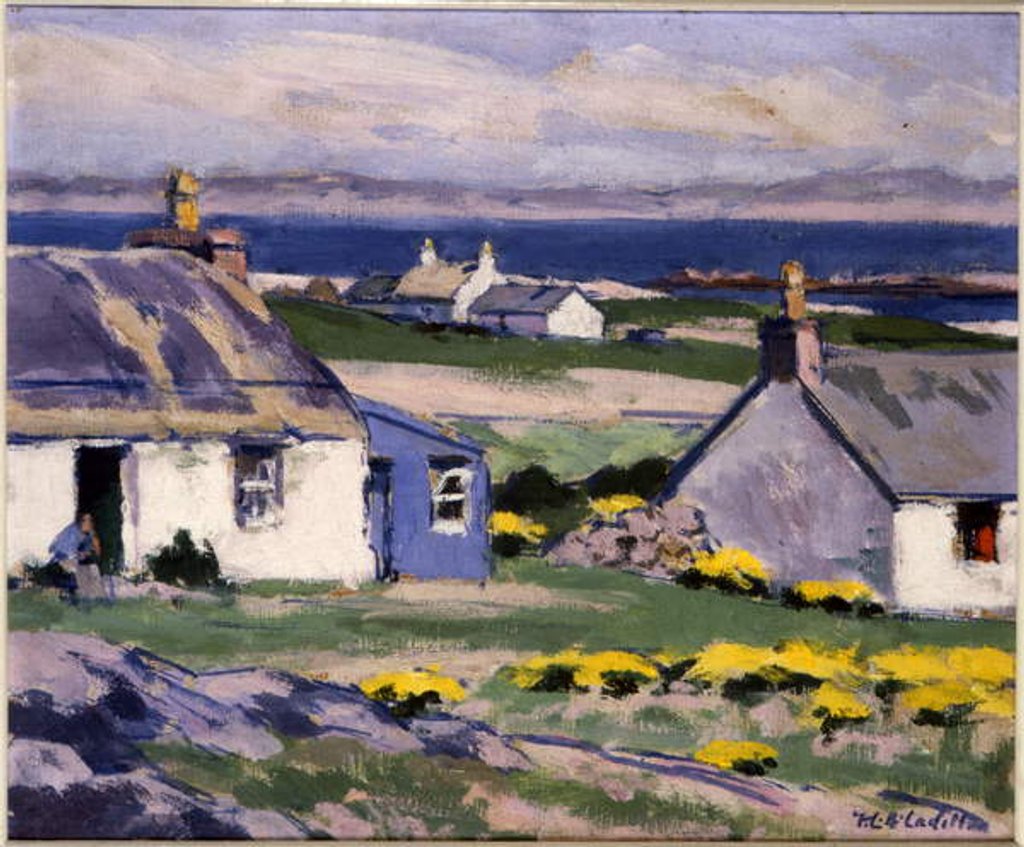 Detail of Cuil Phail Croft, The Two Crofts, Iona by Francis Campbell Boileau Cadell