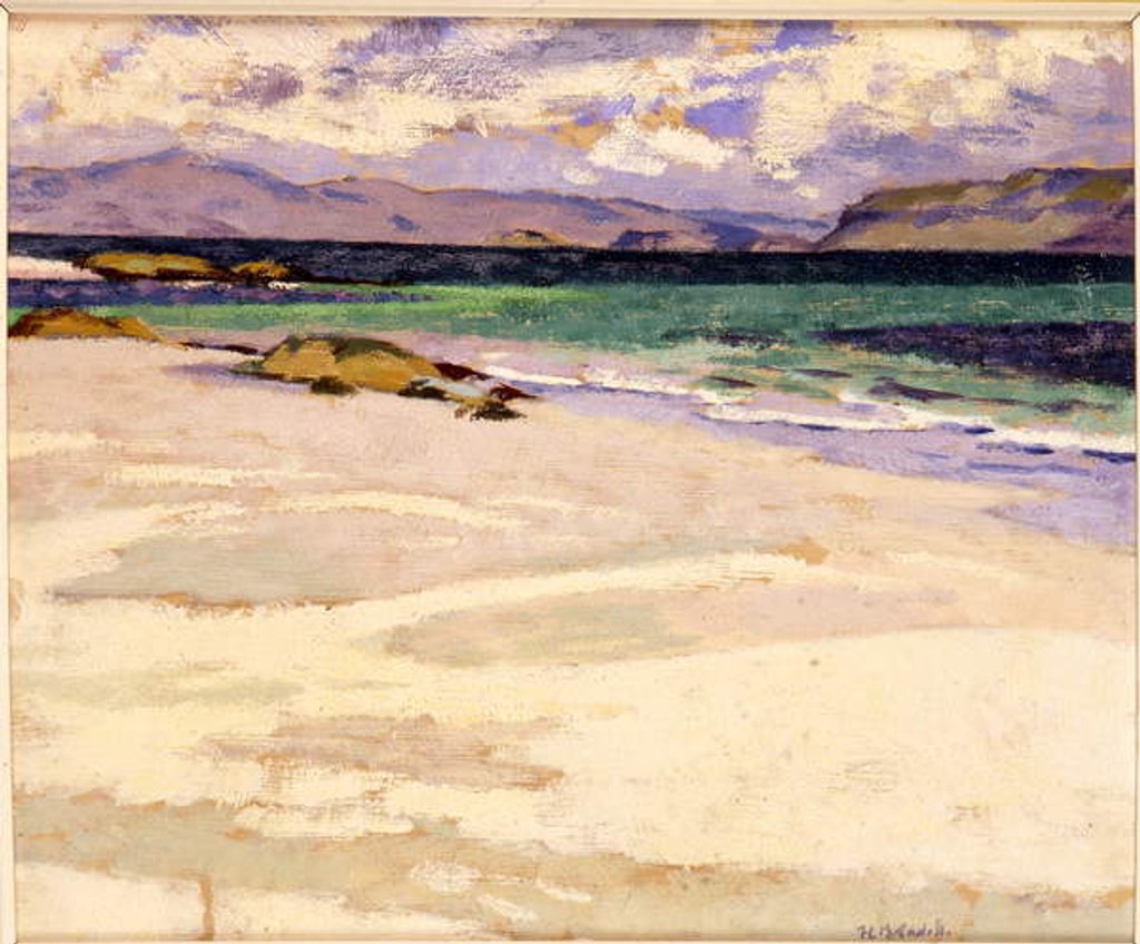 Detail of The White Strand, Iona by Francis Campbell Boileau Cadell