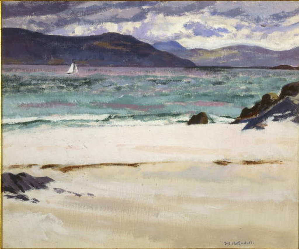 Detail of Ben Bhuie from the North End, Iona, c.1926 by Francis Campbell Boileau Cadell