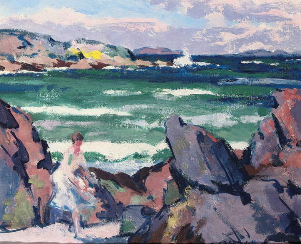 Detail of North Wind, Iona by Francis Campbell Boileau Cadell