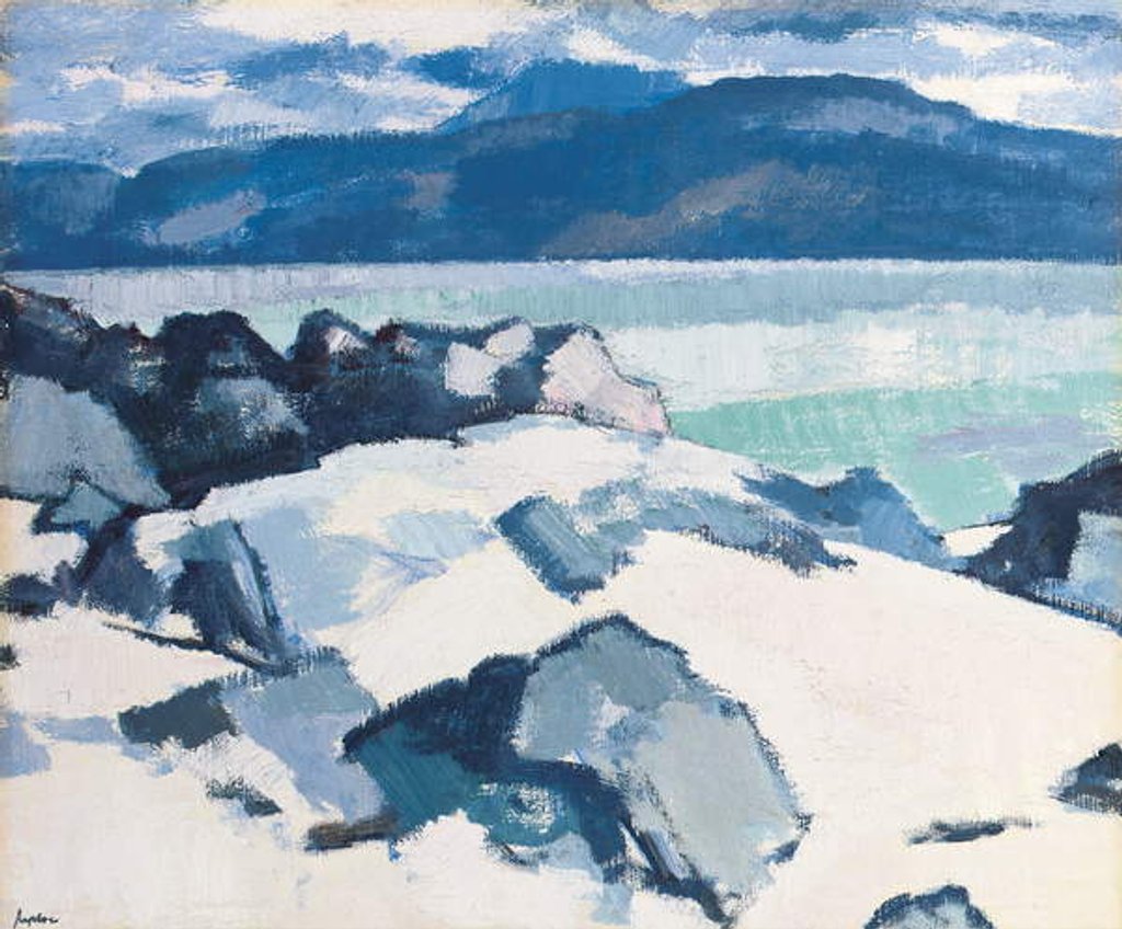 Detail of Ben More, Mull by Samuel John Peploe