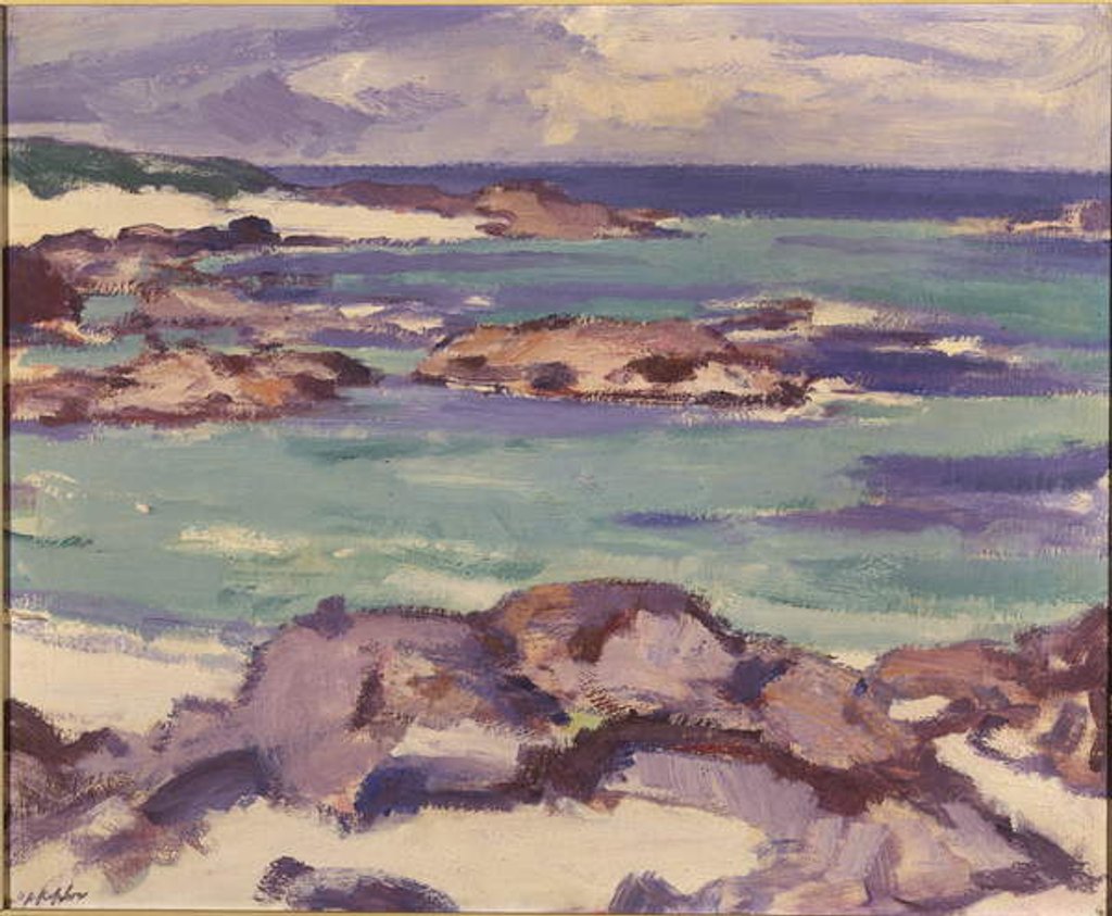 Detail of The North Shore, Iona by Samuel John Peploe