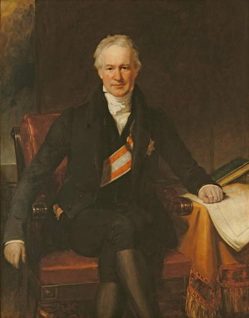 Detail of Baron Alexander von Humboldt by Henry William Pickersgill