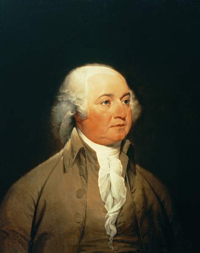 Detail of Portrait of John Adams, c.1793 by John Trumbull