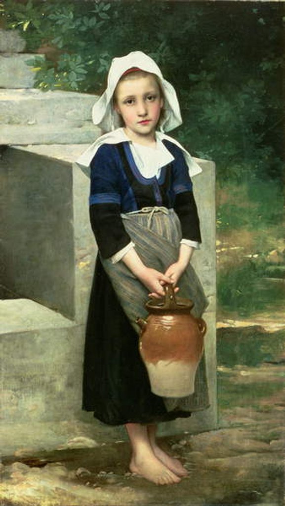 Detail of The Water Girl by Victor Thirion