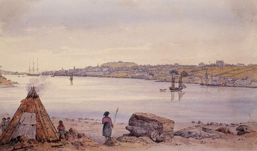 Detail of View in Nova Scotia by Captain Seymour