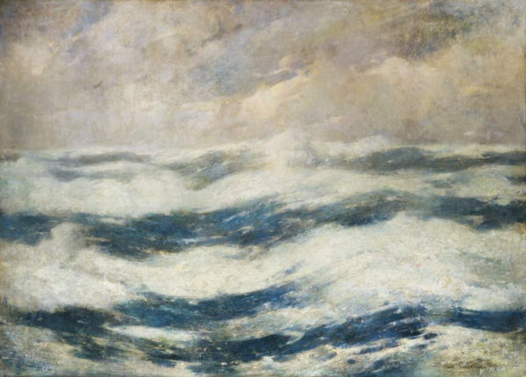 Detail of The Sky and the Ocean, 1913 by Emil Carlsen