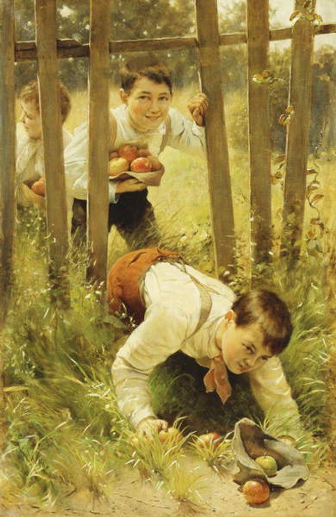 Detail of Stealing Apples by Karl Witkowski