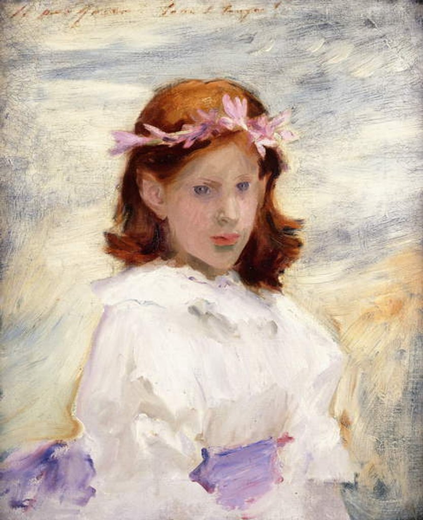 Detail of Portrait of Teresa Gosse, 1885 by John Singer Sargent