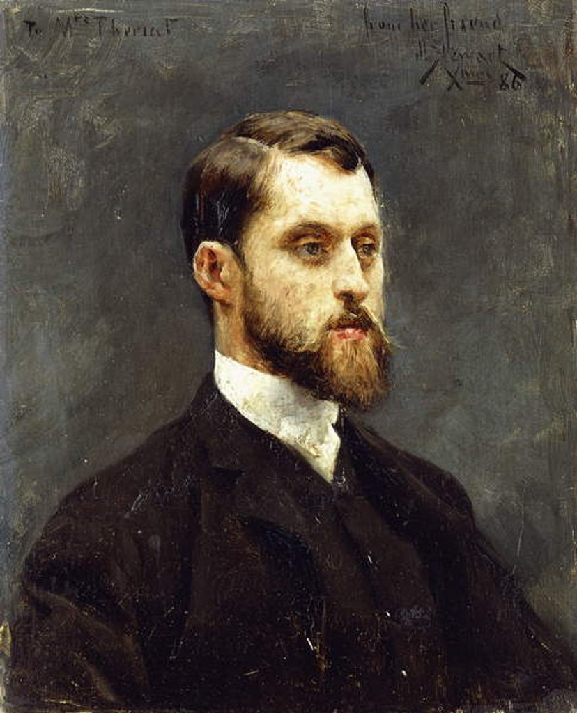 Detail of Self-Portrait, 1886 by Julius Leblanc Stewart