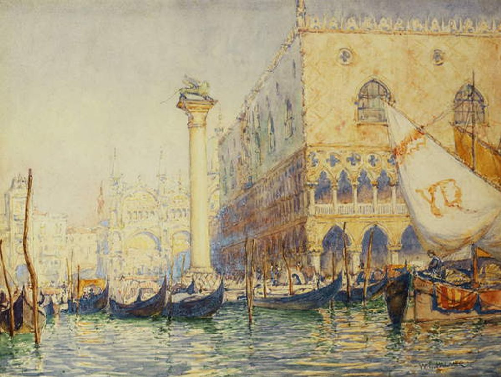 Detail of Venice by Walter Launt Palmer