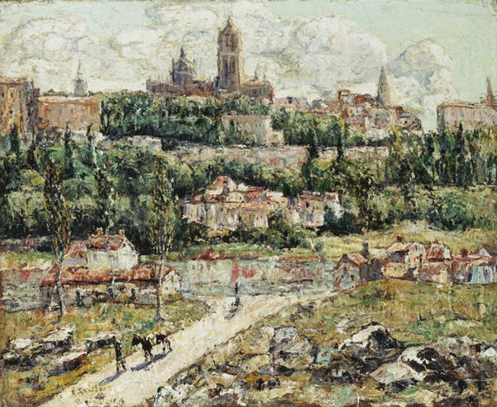 Detail of Segovia, Spain, c.1916 by Ernest Lawson