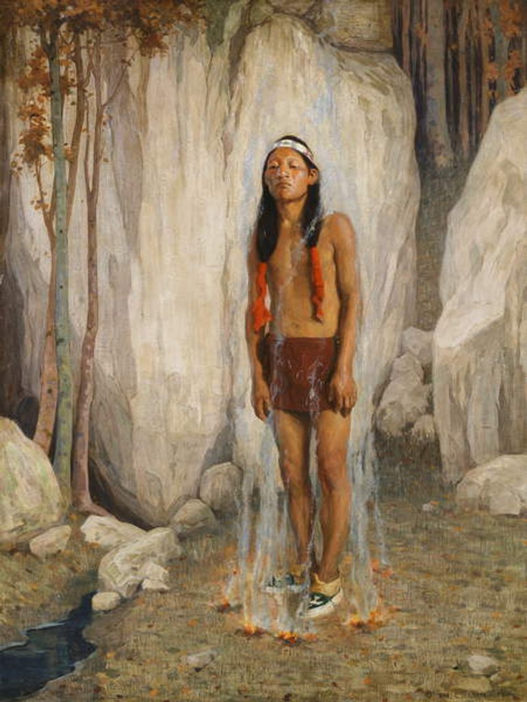 Detail of Smoke Purification by Eanger Irving Couse