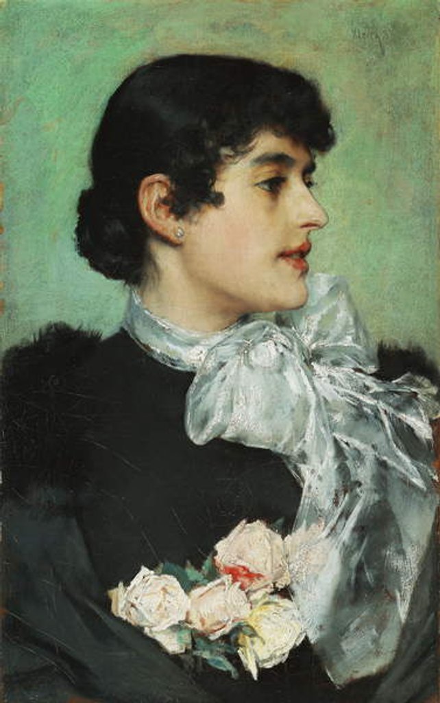 Detail of Tea Rose by Charles Frederic Ulrich