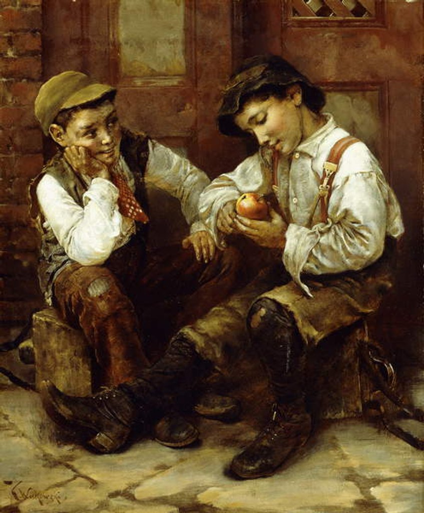 Detail of Street Urchins by Karl Witkowski