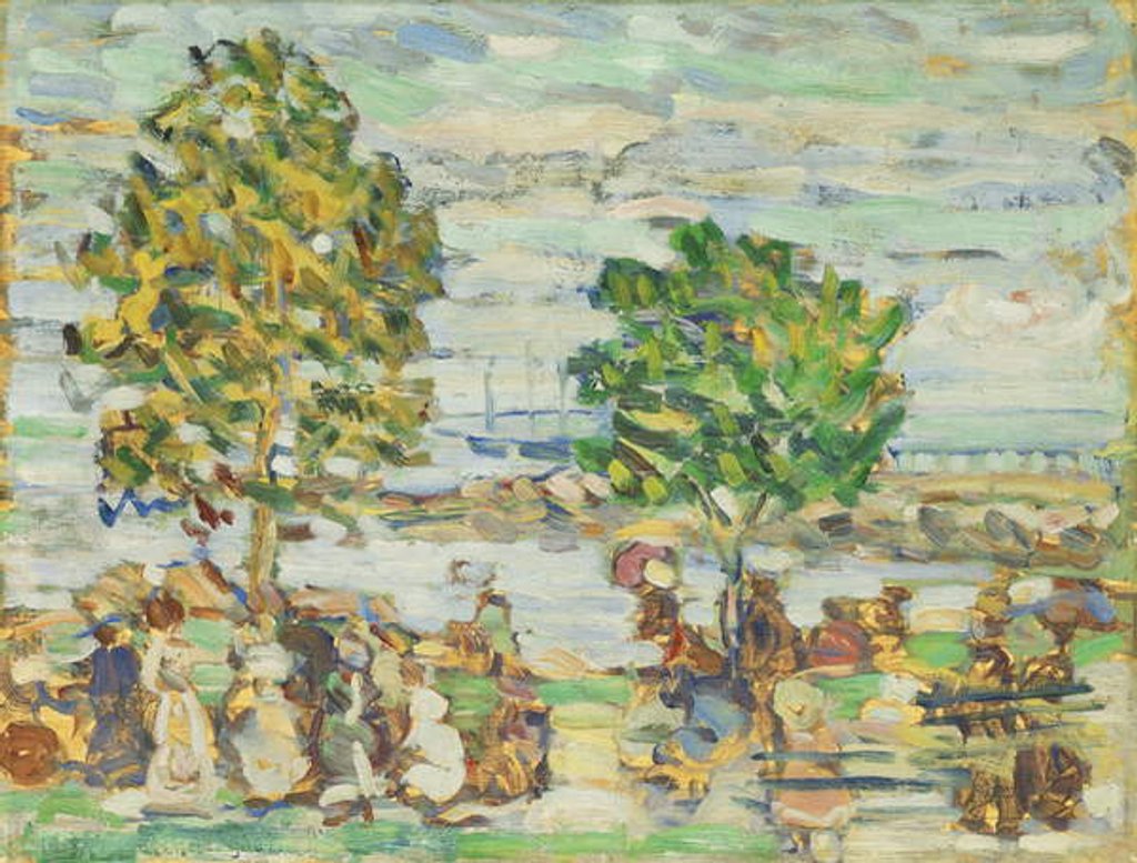 Detail of Dawn, 1913 by Maurice Brazil Prendergast