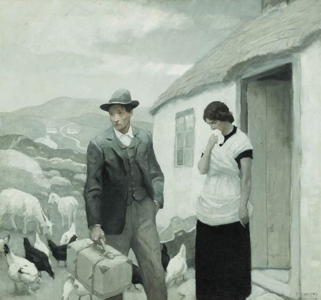 Detail of A Son of his Father by Newell Convers Wyeth