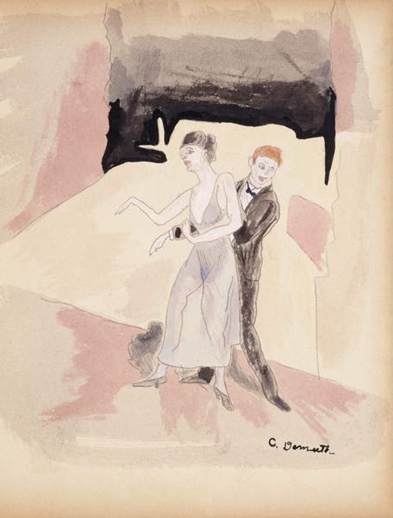 Detail of Dancers by Charles Demuth