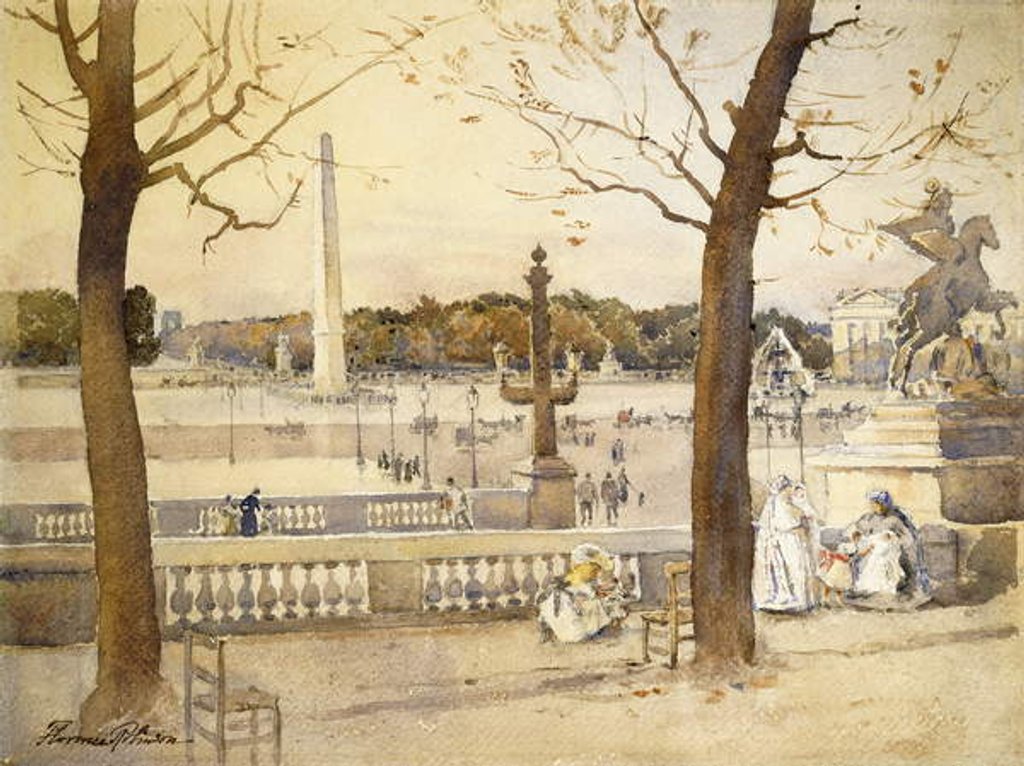 Detail of Place de la Concorde by Florence Vincent Robinson