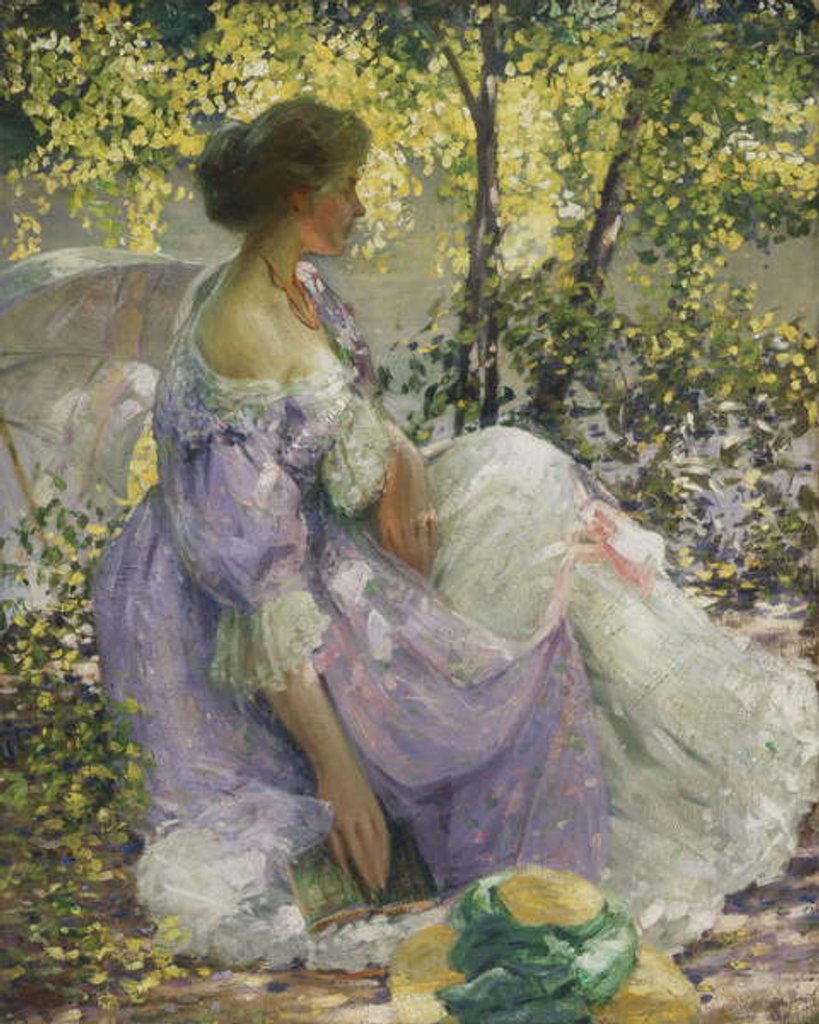 Detail of In the Garden by Richard Emil Miller