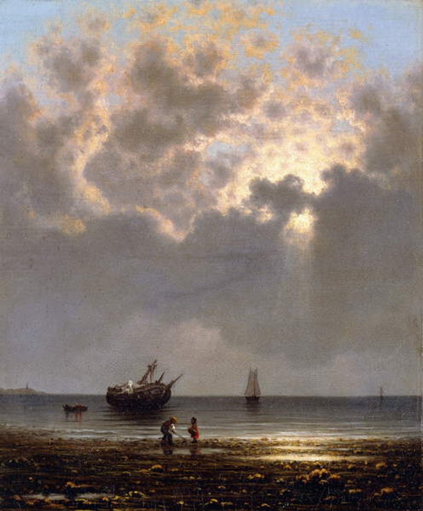 Detail of Sun Breaking through the Clouds by Martin Johnson Heade