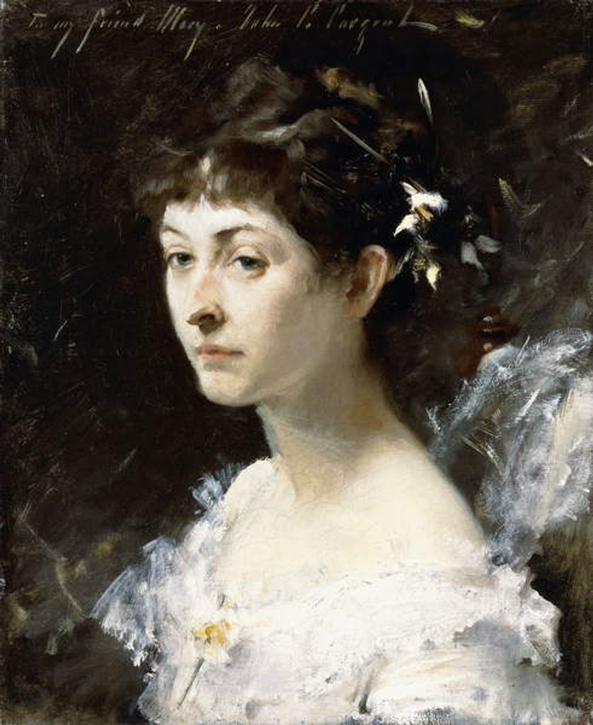 Detail of Portrait of Mary Turner Austin, c.1878 by John Singer Sargent