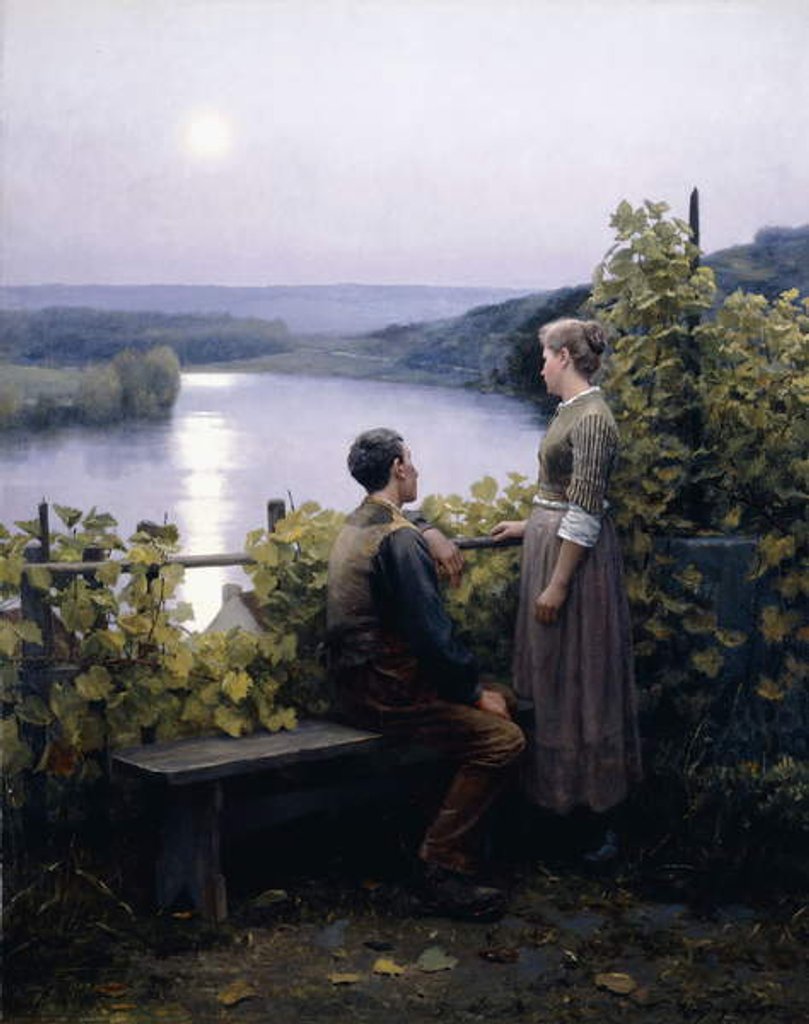 Detail of A Summer Evening, 1897 by Daniel Ridgway Knight