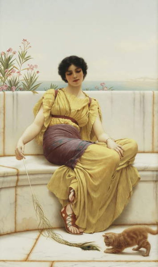 Detail of Idleness, 1900 by John William Godward