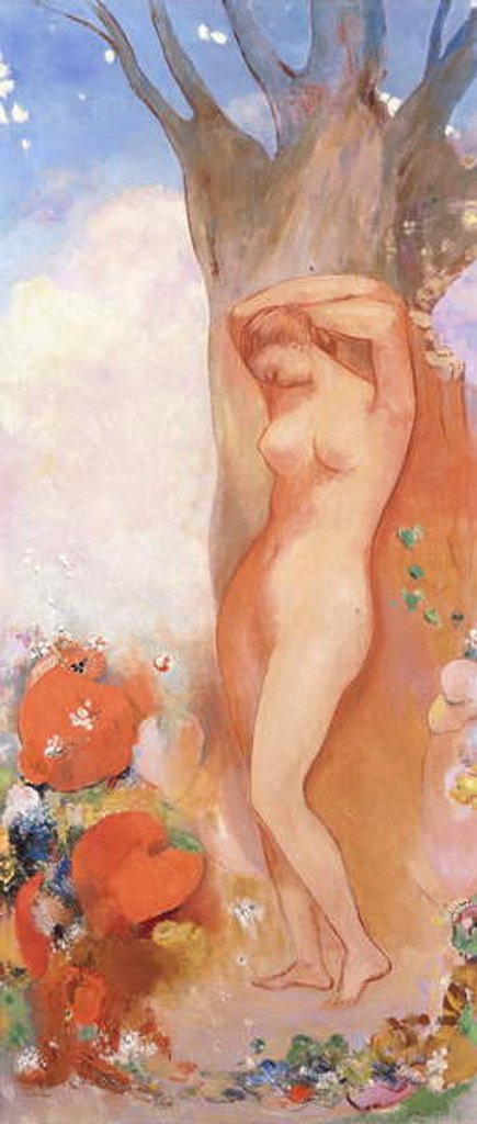 Detail of Rebirth, c.1908 by Odilon Redon