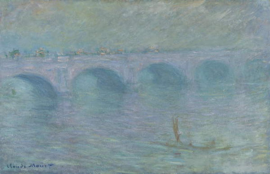 Detail of Waterloo Bridge in the Fog, 1903 by Claude Monet