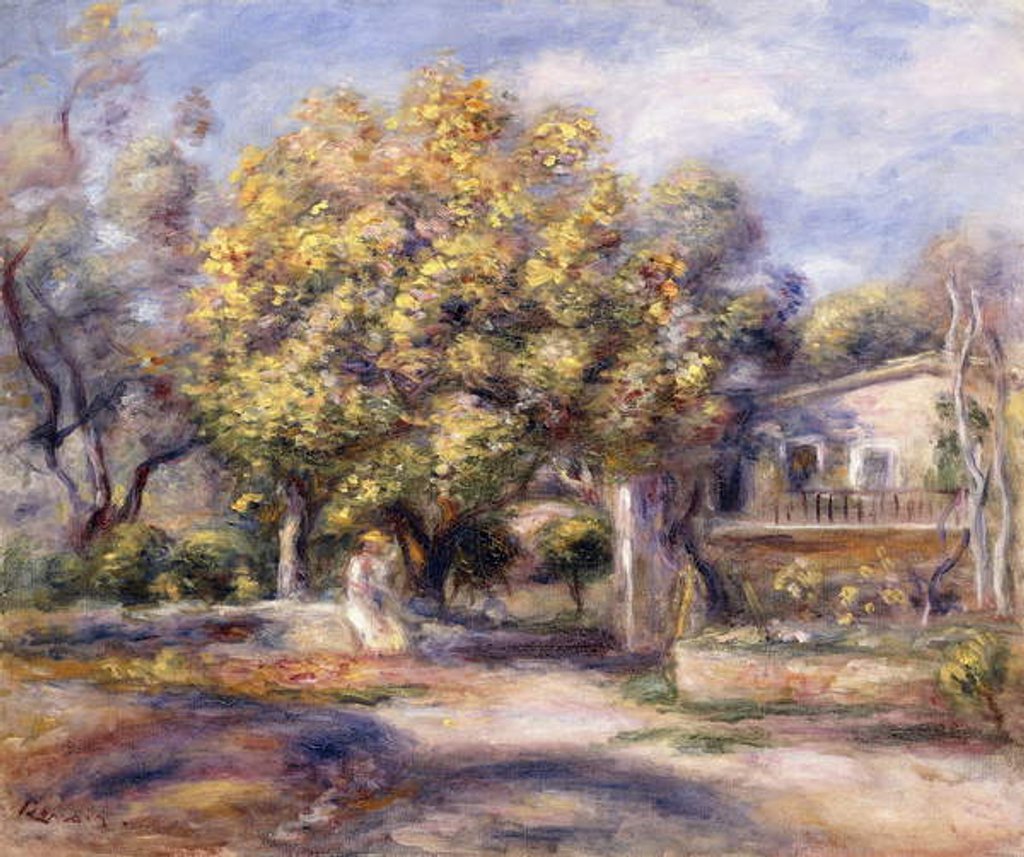 Detail of House at Cagnes, c.1905 by Pierre Auguste Renoir