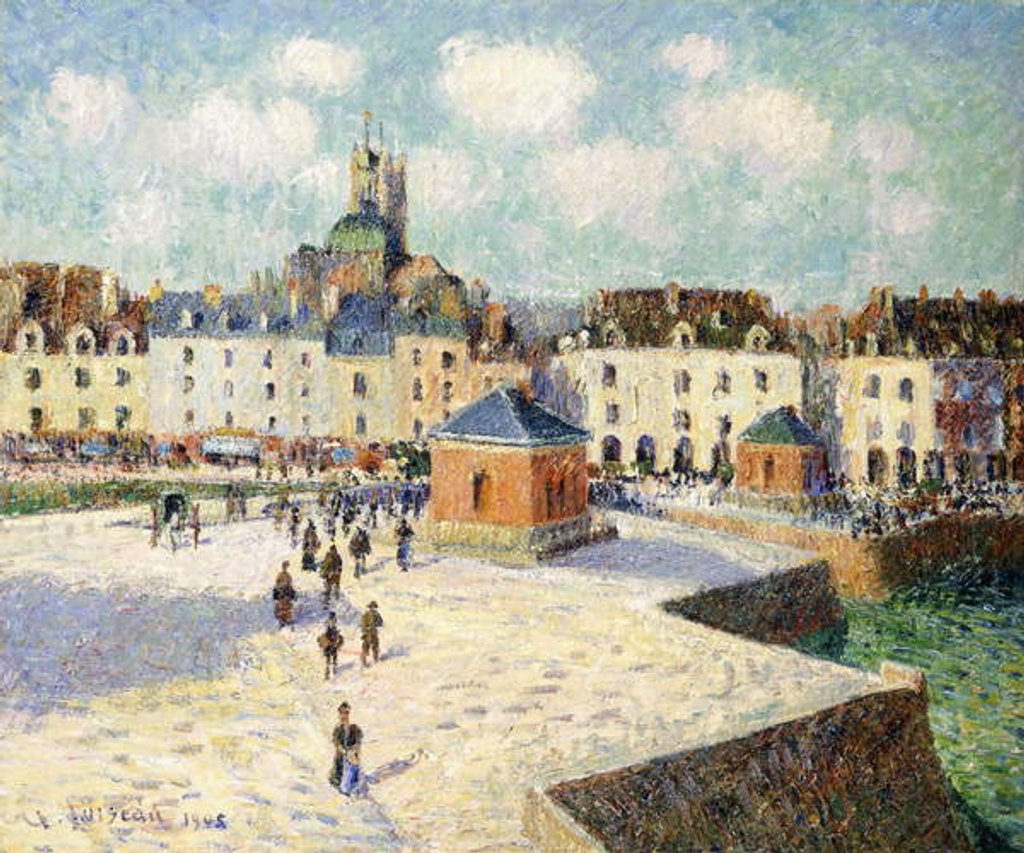 Detail of The Quay at Dieppe in Sunlight, 1905 by Gustave Loiseau