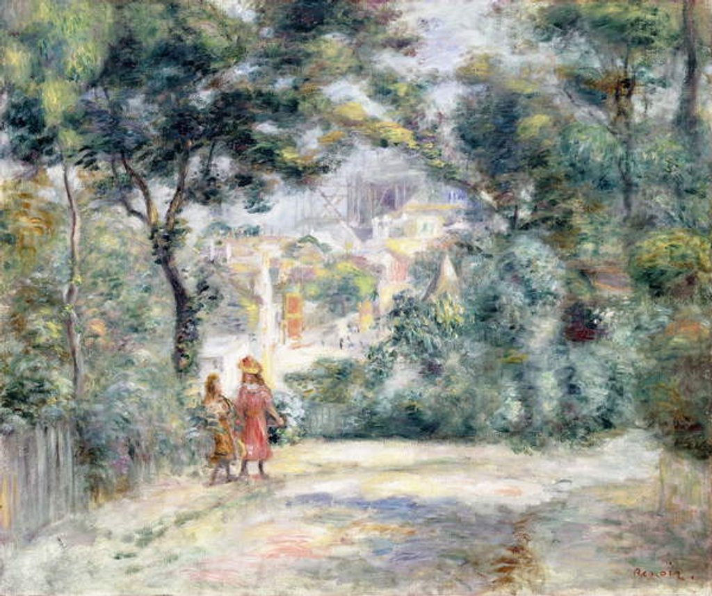 Detail of View of Sacre-Coeur, 1905 by Pierre Auguste Renoir