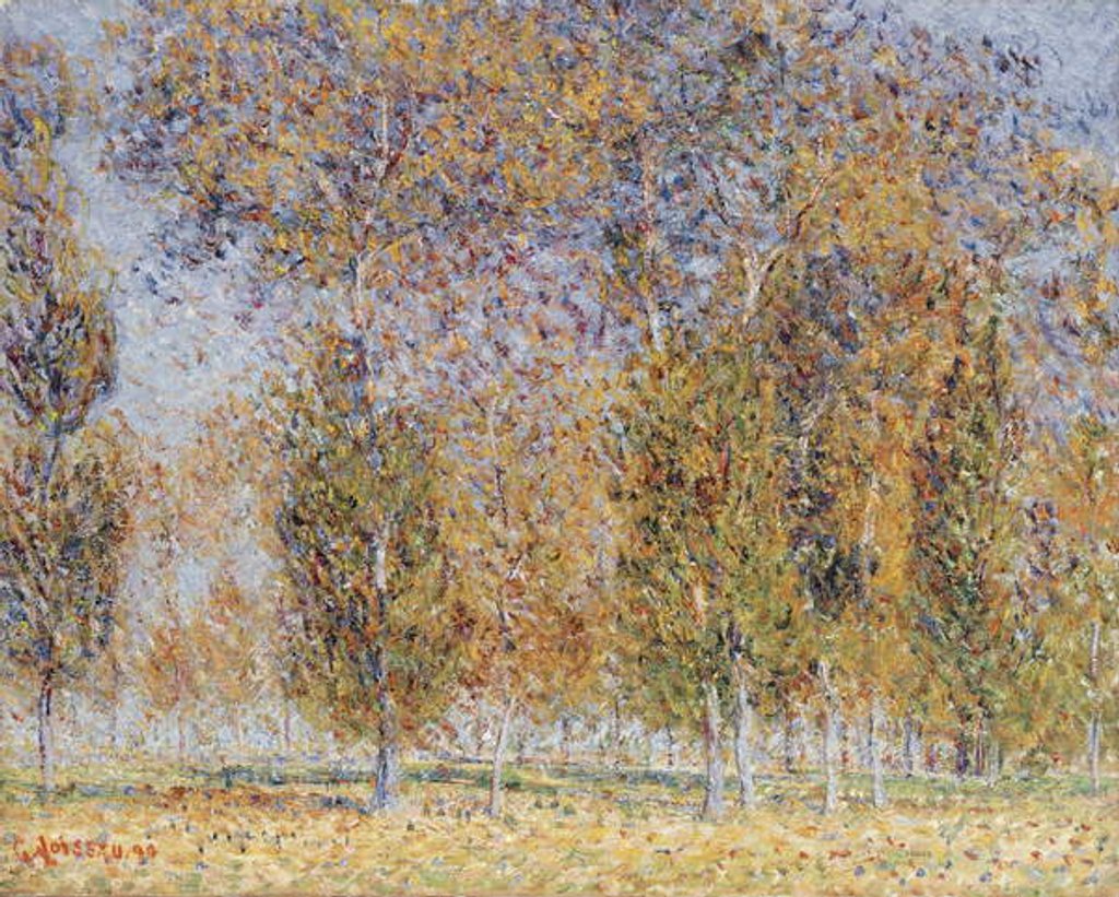 Detail of Autumn Impression, Saint-Cyr-Du-Vaudreuil, 1899 by Gustave Loiseau