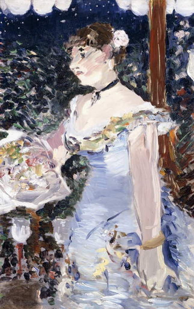 Detail of Cafe-Concert Singer, 1879 by Edouard Manet