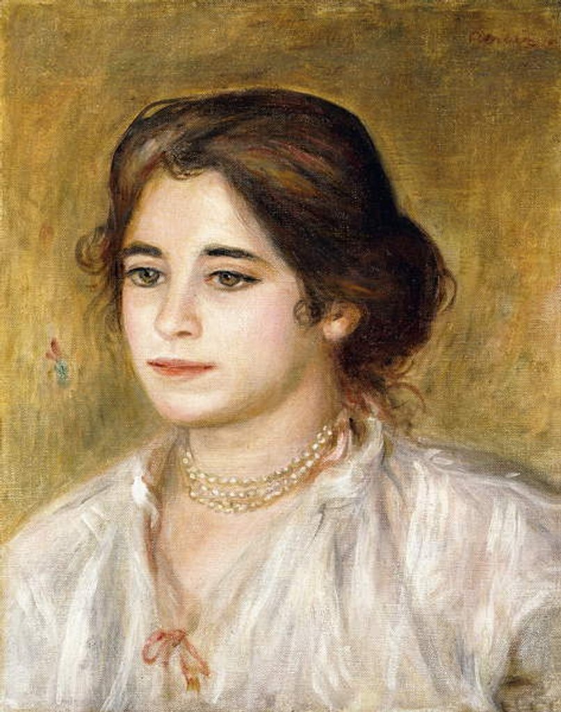 Detail of Gabrielle au Collier, 1906 by Pierre Auguste Renoir