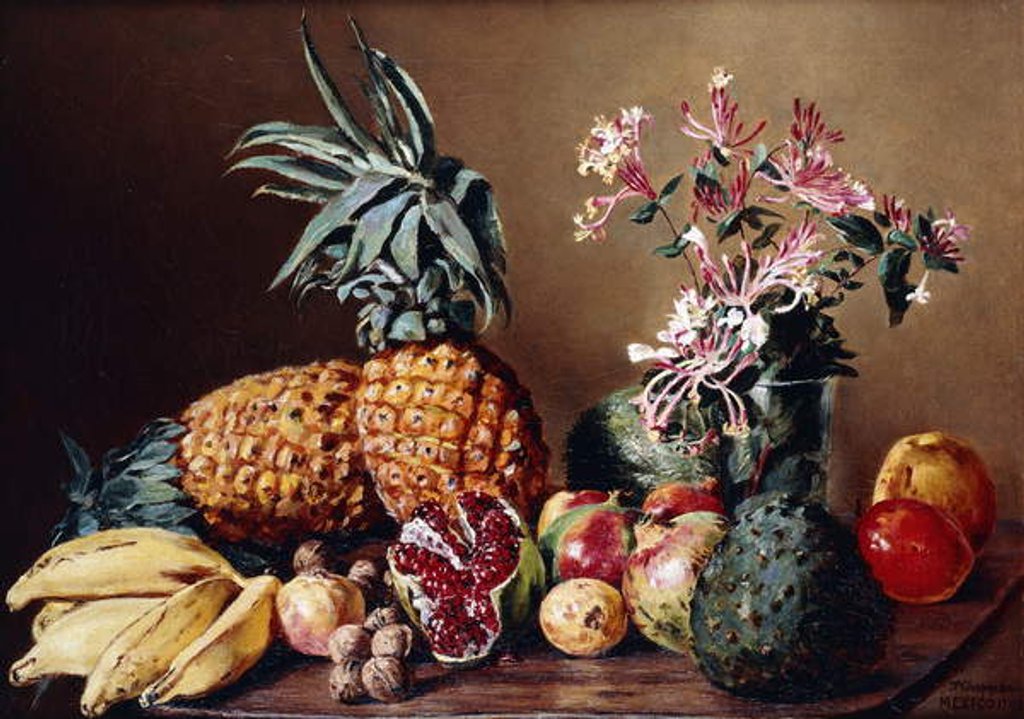 Detail of Still Life with Pineapples, 1908 by Conrad Wise Chapman