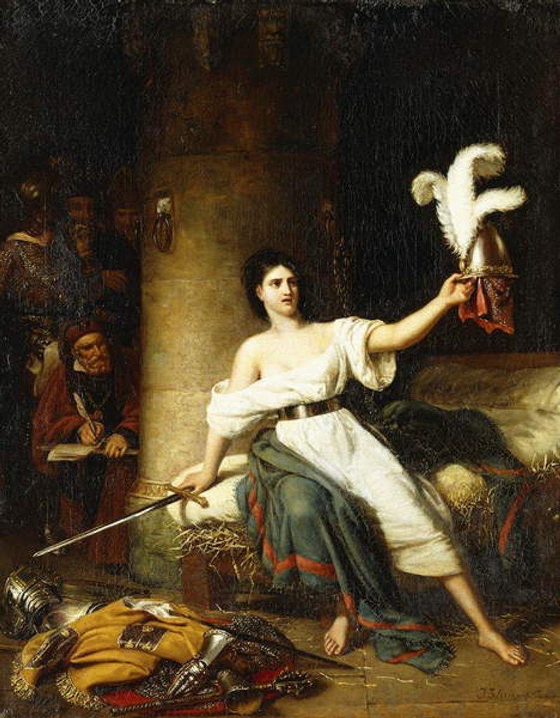 Detail of Joan of Arc by Joao Zeferino da Costa