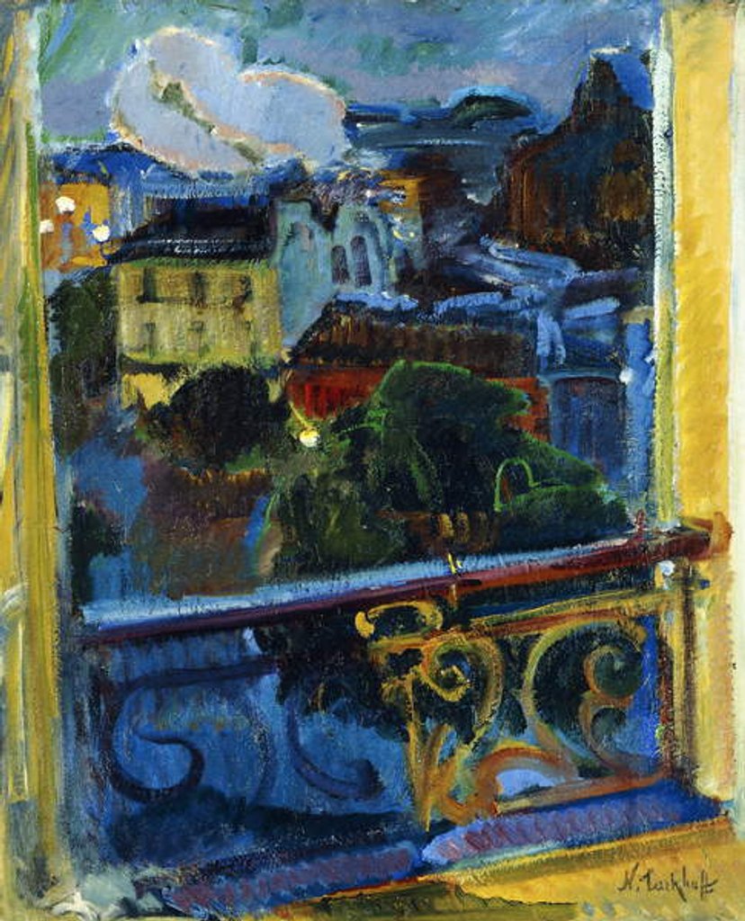 Detail of Paris, Montparnasse at Night, c.1905 by Nikolai Alexandrovich Tarkhoff