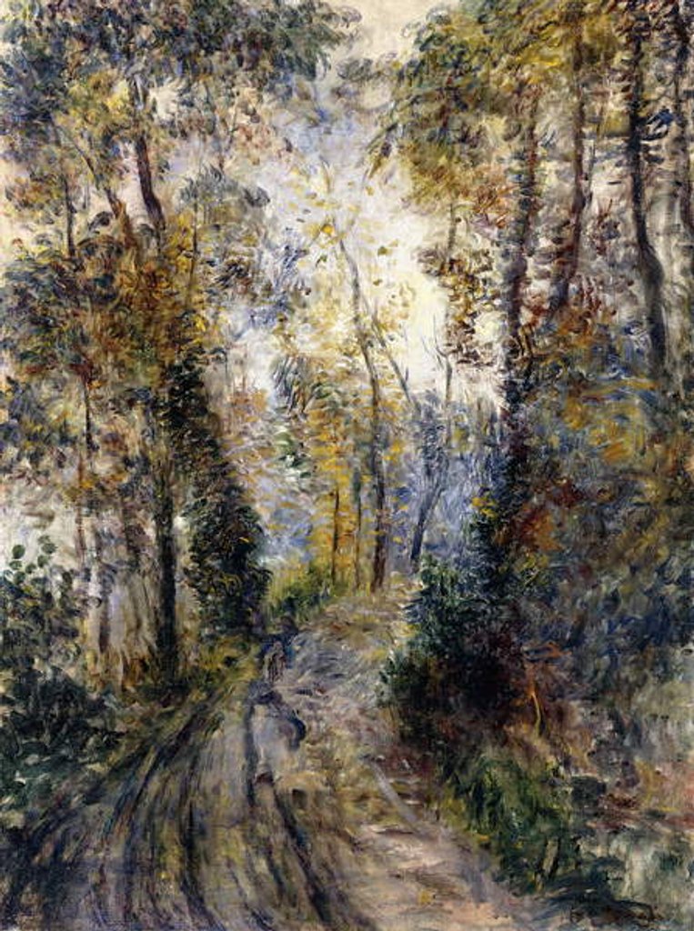 Detail of The Forest Path, 1871 by Pierre Auguste Renoir
