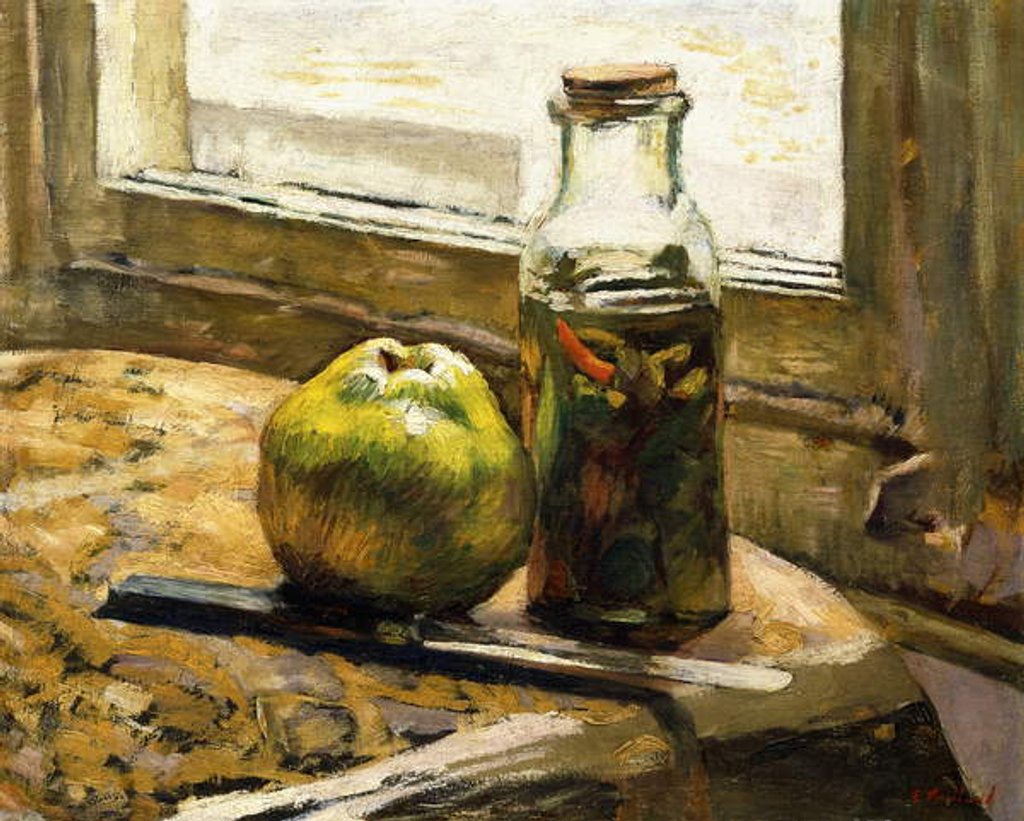 Detail of Jar of Pickles and Apple, 1889-90 by Edouard Vuillard