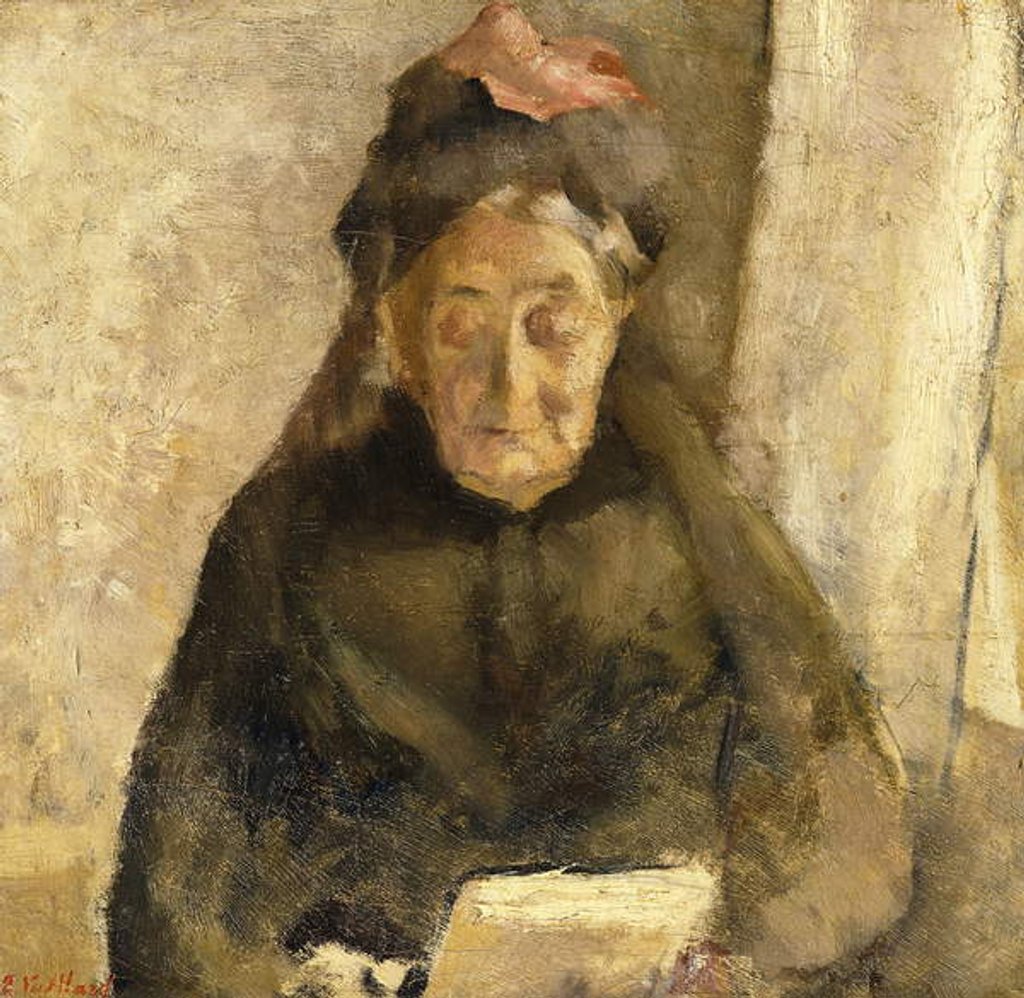 Detail of Portrait of my grandmother, Michaud-bonne maman, 1888 by Edouard Vuillard