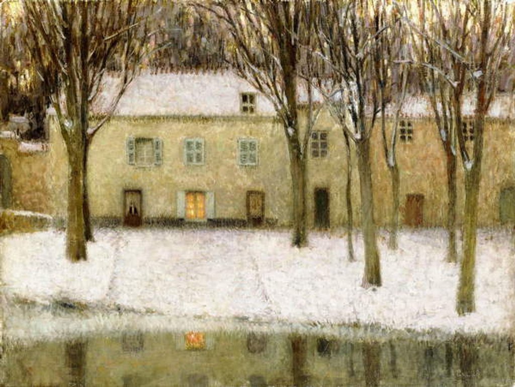 Detail of Small Spot by the Water, 1902 by Henri Eugene Augustin Le Sidaner