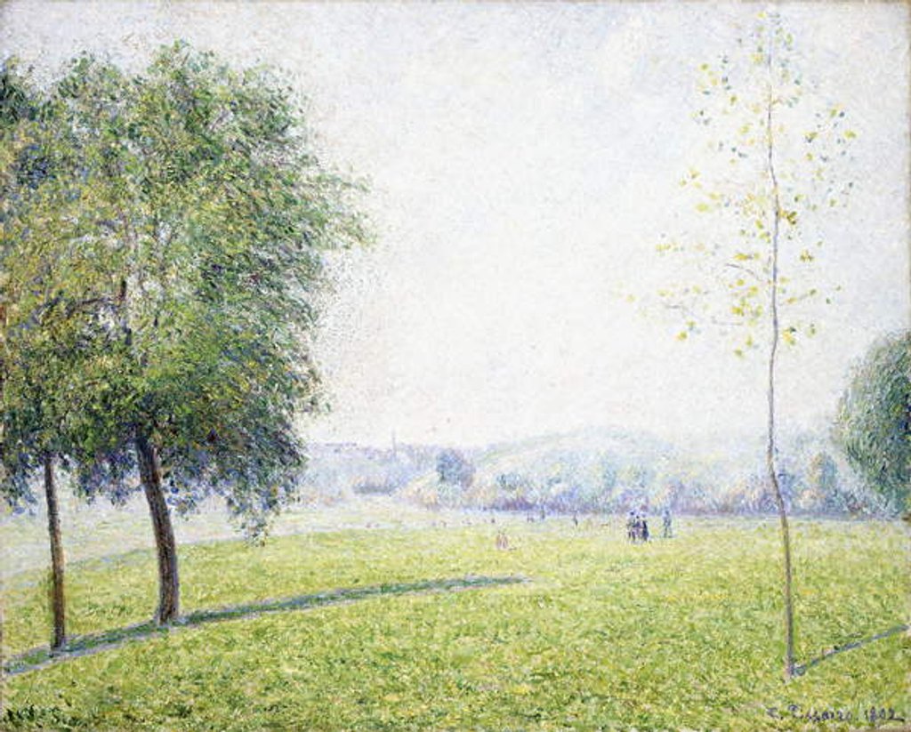 Detail of Primrose Hill, Regent's Park, 1892 by Camille Pissarro