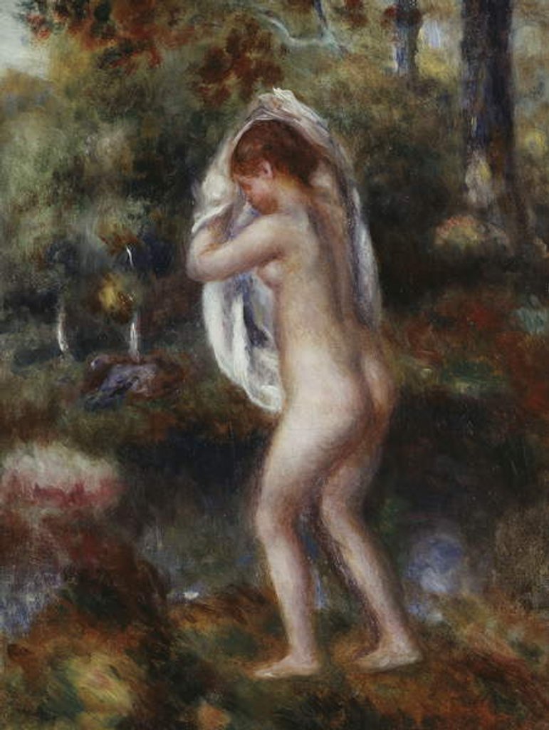 Detail of Bather Undressing, 1897 by Pierre Auguste Renoir
